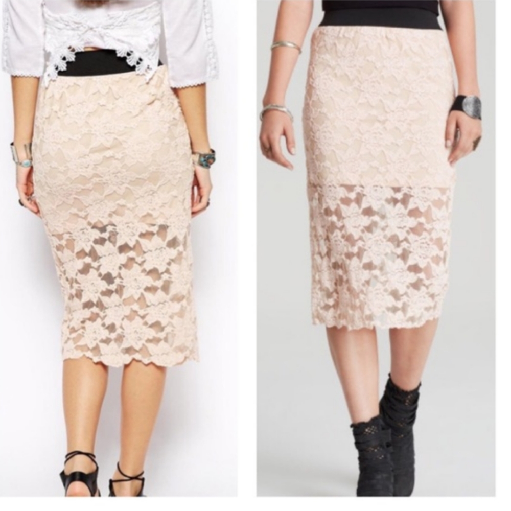lace skirt